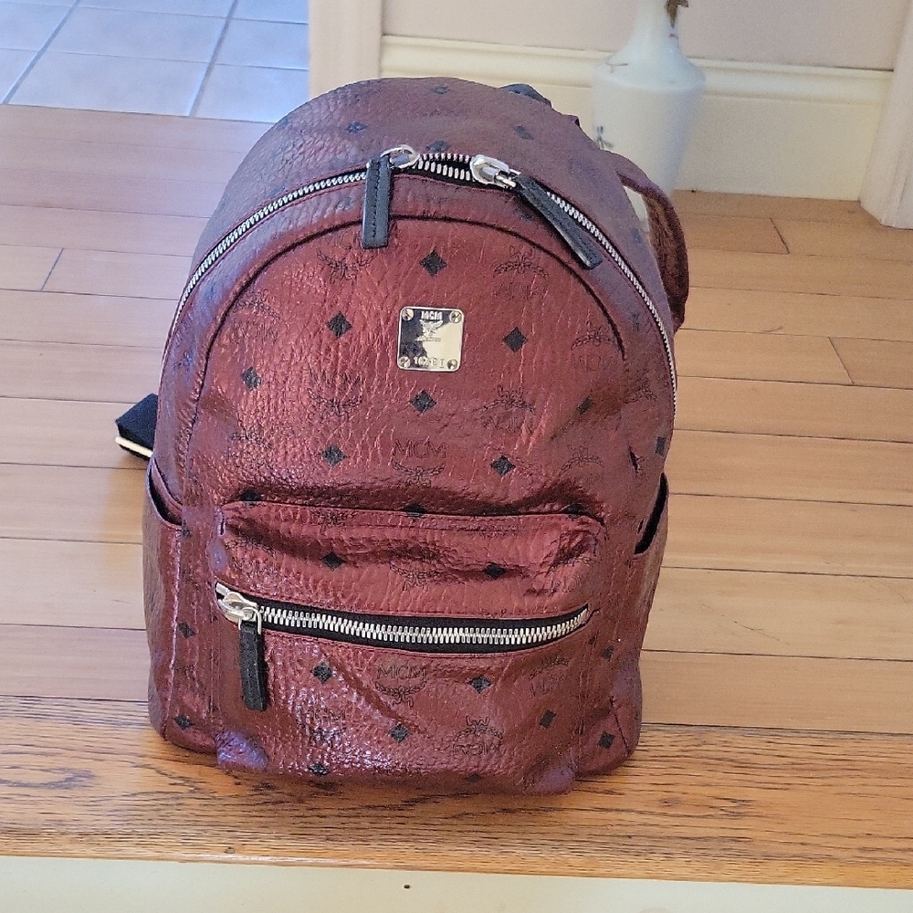 MCM Red Backpack Size M